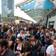 A crowd of people at San Diego Comic Con in 2010.